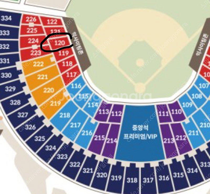 [원가이하판매] Lg Vs 한화 9/24 14시 3루 ... | 스포츠 | 중고나라