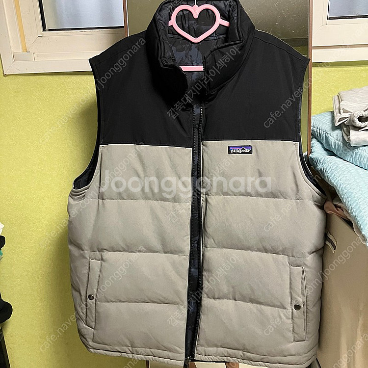 파타고니아 리버서블 패딩 팝니다--0