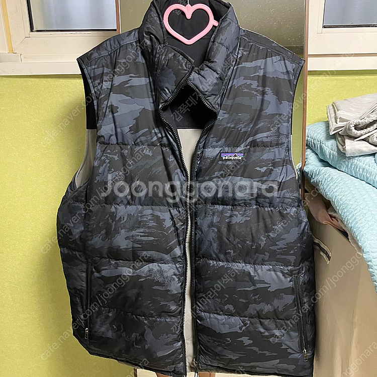 파타고니아 리버서블 패딩 팝니다--1