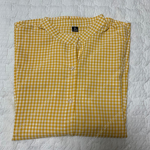 옐로우 체크 셔츠 (새상품)