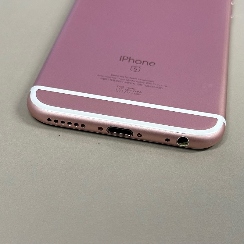 아이폰6S 핑크골드 32용량 배터리100% 무잔상 깨끗...--6