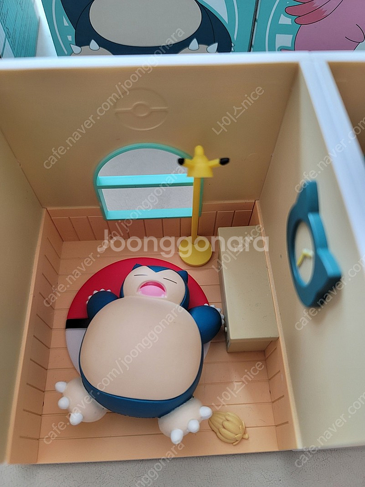 포켓몬하우스3종 럭키 고라파덕 잠만보--3