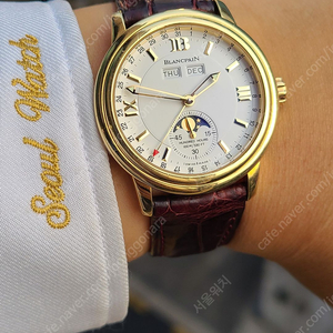 [정품] 블랑팡 르망 컴플리트 캘린더 문페이즈 18K 옐로우골드 금통(Blancpain Leman Complete-Calandar 100hr 18K)