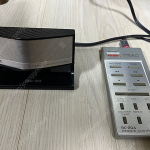 티악 릴덱(X-2000R) 전용 리모콘 & 녹음용 마이크