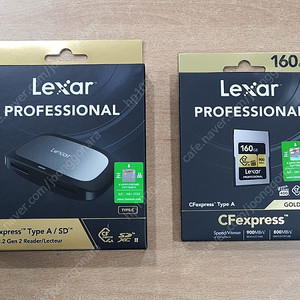 렉사 Professional CFexpress Type A 160G / Type B 128G 신품 판매합니다