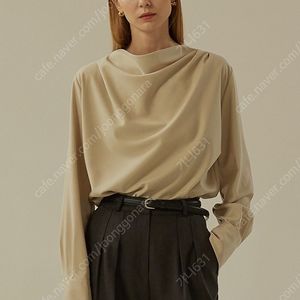 망고매니플리즈 VII drape blouse 블라우스