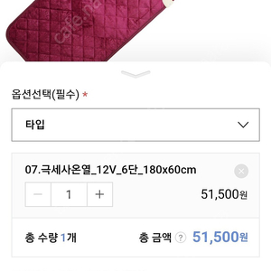 전기장판12v6단 180*60 2개