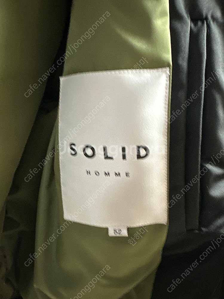 솔리드옴므(솔옴) MA-1(마원) 52사이즈 판매합니다--2