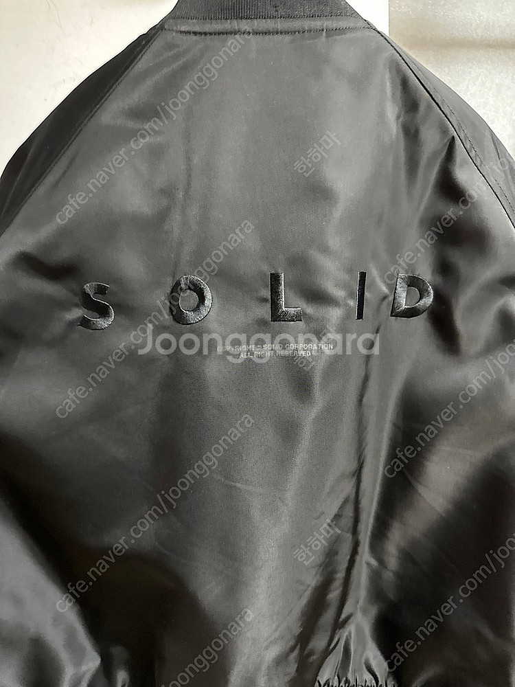 솔리드옴므(솔옴) MA-1(마원) 52사이즈 판매합니다--3