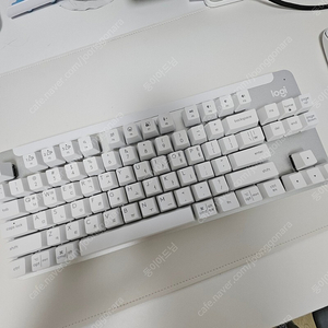 로지텍코리아 K855 무선 기계식 TKL 키보드 (화이트 적축) (정품) 빈컴 하루쓴거 팔아요