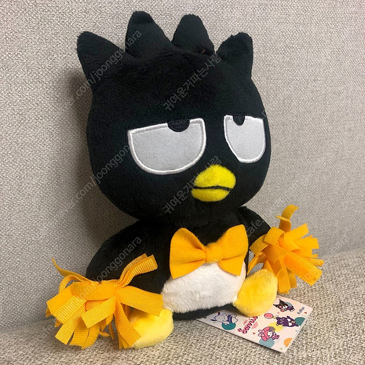 산리오 배드 바츠마루 치어리더 인형 택달린 새상품 이미지