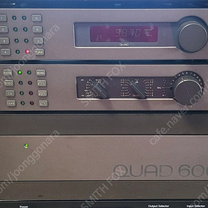 QUAD 606 앰프, QUAD 34 프리, QUAD FM4 튜너 세트 소개합니다.
