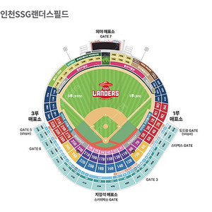 [롯데 : SSG 쓱] 9월 23일,24일 (응원지정석, 의자지정석)