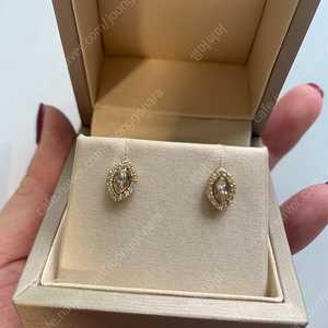 천연 다이아몬드 다이아 마퀴즈 컷 고급 귀걸이 이어링 14k 판매