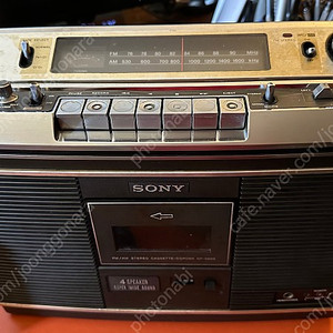 SONY CF3800 엔틱,레트로 대형 카세트 라디오