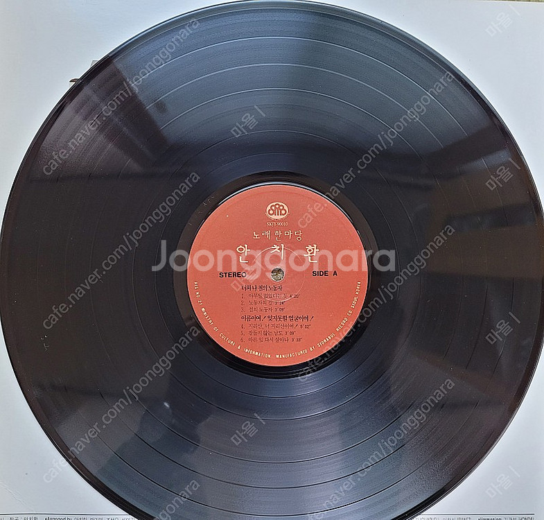 안치환 노래 한마당 lp--3