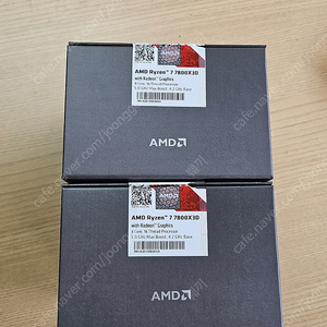 AMD 7800x3d 단순개봉 판매합니다