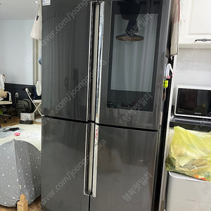 삼성 스크린 4도어 냉장고 837L