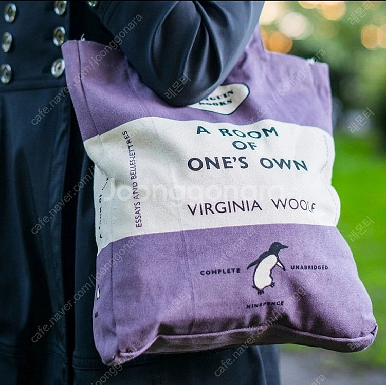 펭귄북스 캔버스백 에코백 버지이아울프 자기만의방--0