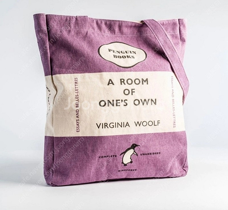 펭귄북스 캔버스백 에코백 버지이아울프 자기만의방--1