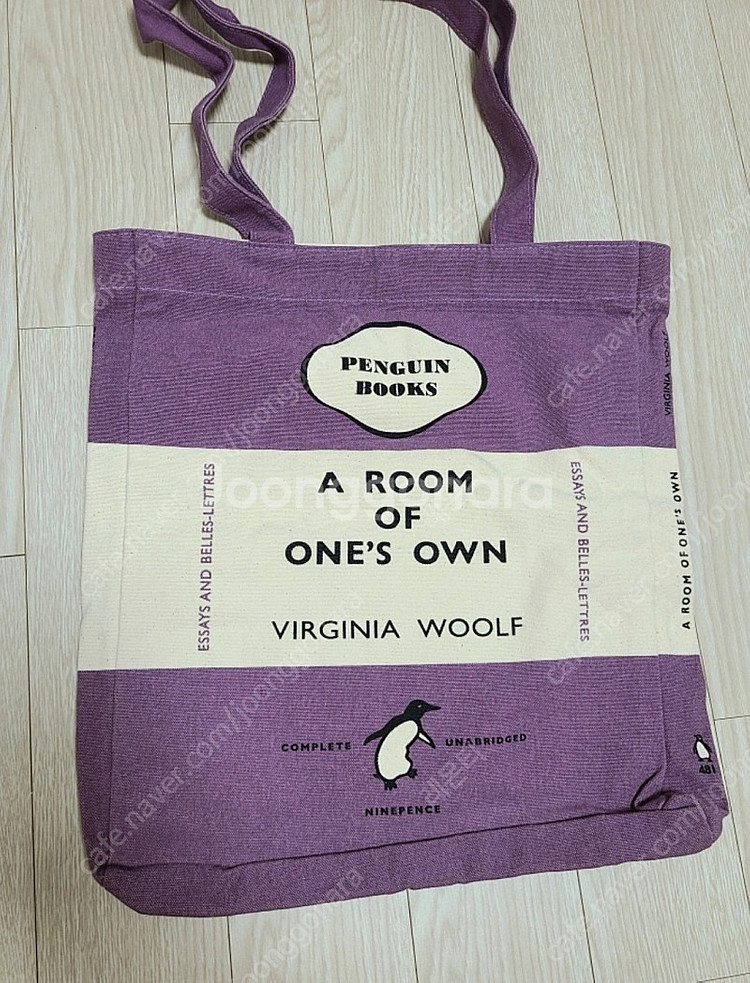 펭귄북스 캔버스백 에코백 버지이아울프 자기만의방--2