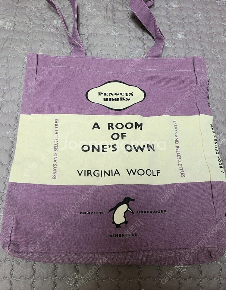 펭귄북스 캔버스백 에코백 버지이아울프 자기만의방--6