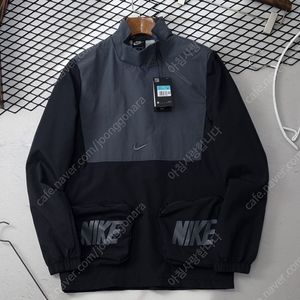 나이키 NIKE 해외판 NEW 투포켓 지퍼 아노락자켓 블랙 챠콜