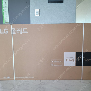 LG전자 OLED65A2KNA 미개봉새제품(벽걸이 브라켓포함)