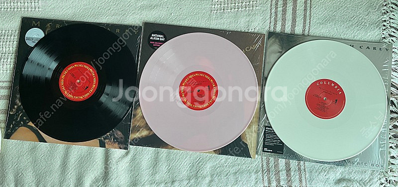 머라이어캐리 1,2,3집 LP 앨범--0