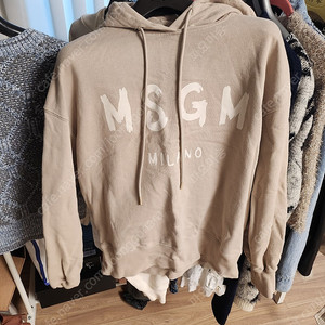 MSGM 로고후드티 s