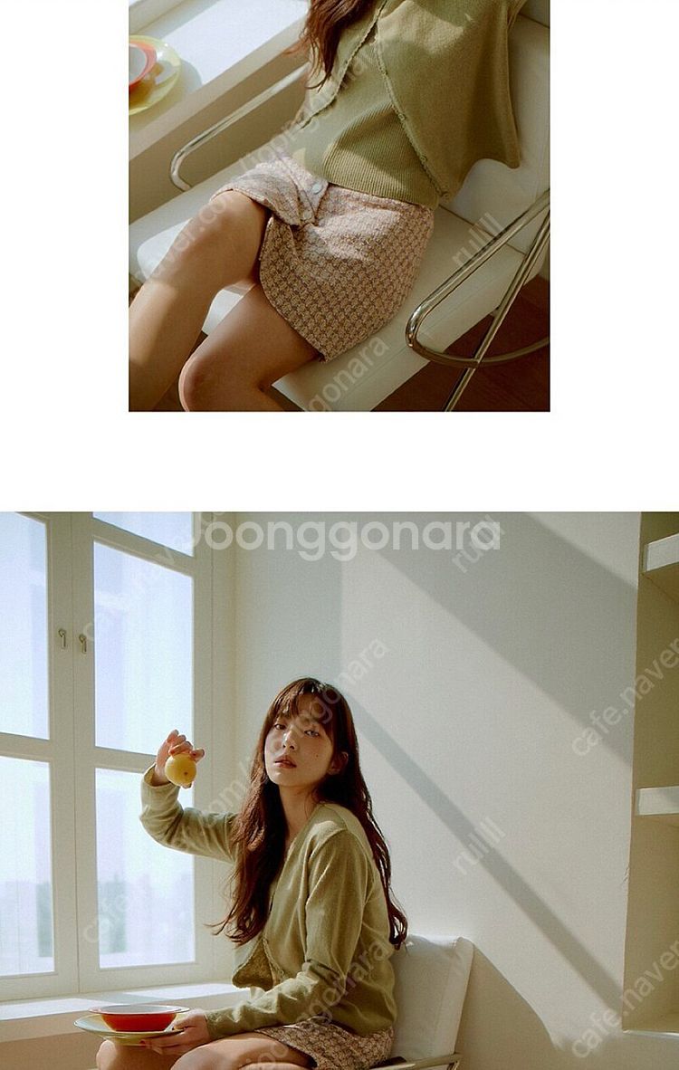 유네미 (유어네임히얼) 봄맞이 나시 가디건 세트:)--2
