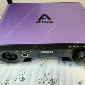 apogee boom 아포지 붐 오디오 인터페이스 판매합니다