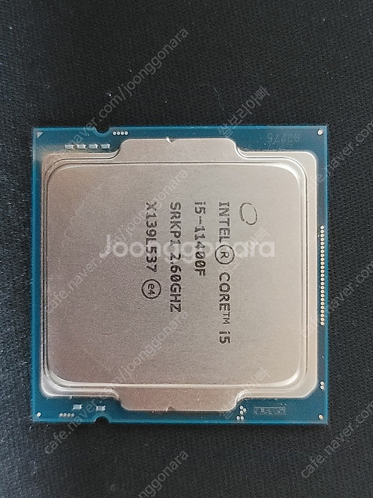 인텔 i5 11400f 정품 cpu 팝니다.--0