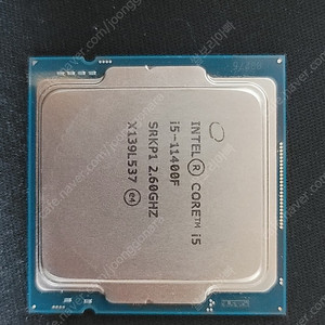 인텔 i5 11400f 정품 cpu 팝니다.