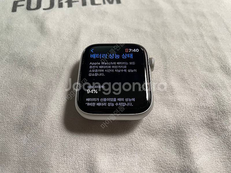 상태 좋은 애플워치 SE 44mm 나이키 버전 wifi...--3