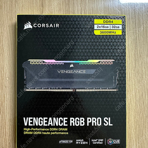 커세어 벤전스 rgb pro 3600 16G*2 (32g)