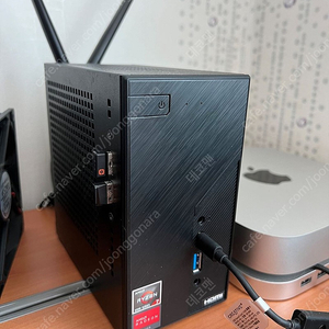 ASRock Deskmini X300 180W + 5700G 미니PC 판매합니다.