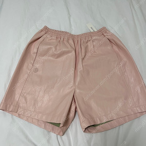 띵크 플랜트 LOGO ECO LEATHER BANDING SHORTS