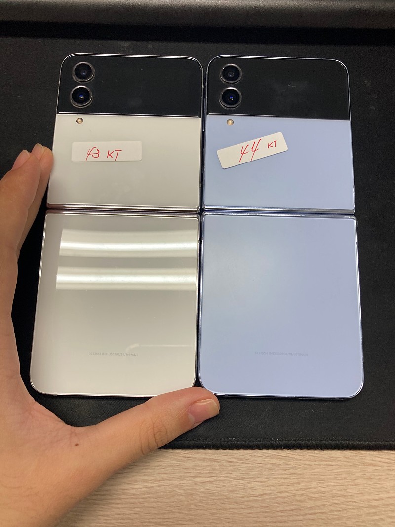 부산 김해 갤럭시Z플립4 FLIP4 화이트 블루 43만원 44만원 KT
