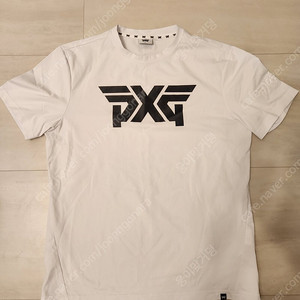 PXG 남성 흰색 반팔티