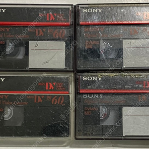 소니 미니 DVM60 테이프 4개 일괄 판매