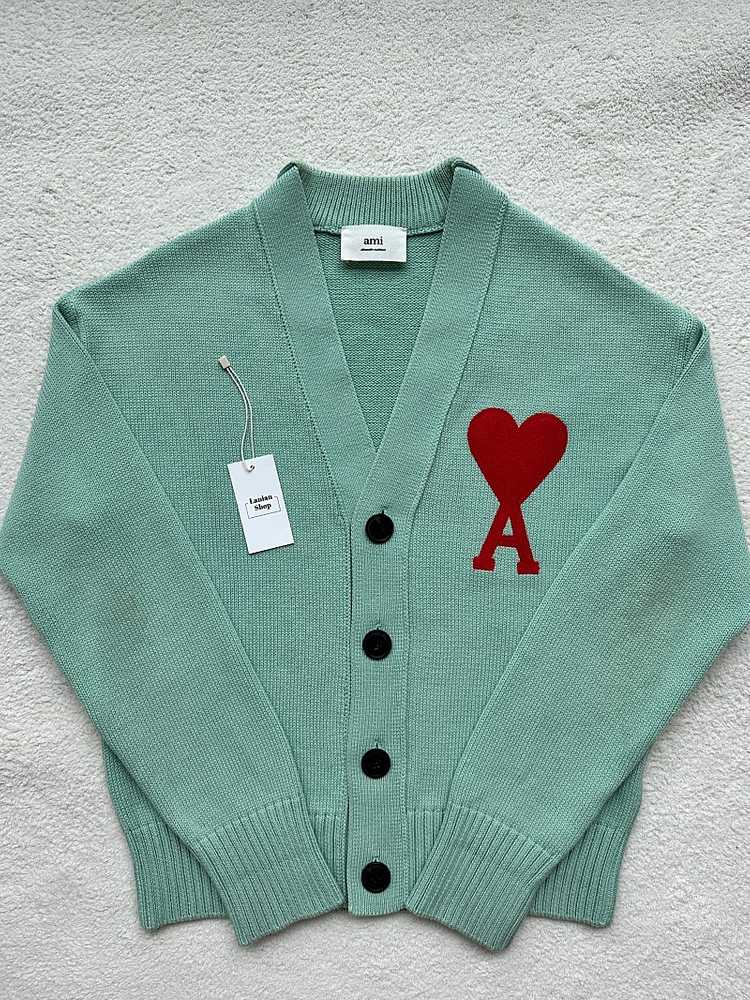 [S급/매장판] 아미 빅하트 가디건 민트 XS 이미지