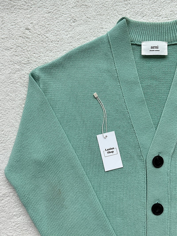 [S급/매장판] 아미 빅하트 가디건 민트 XS 이미지