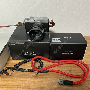 후지 X-E4 실버,렌즈35.4일괄 판매