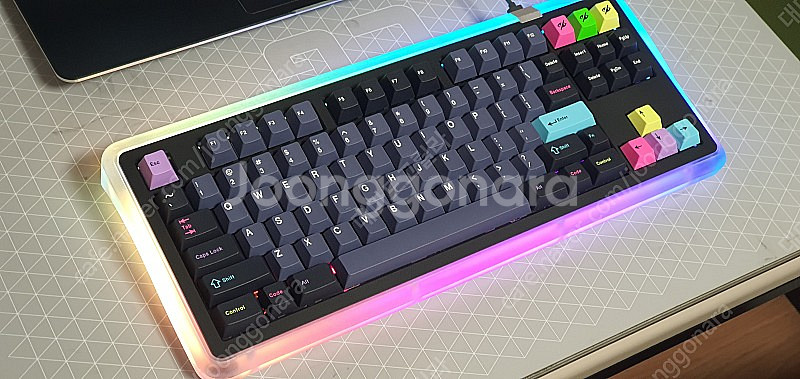 [판매] PC 큰고래 블랙 WK 커스텀 키보드--0