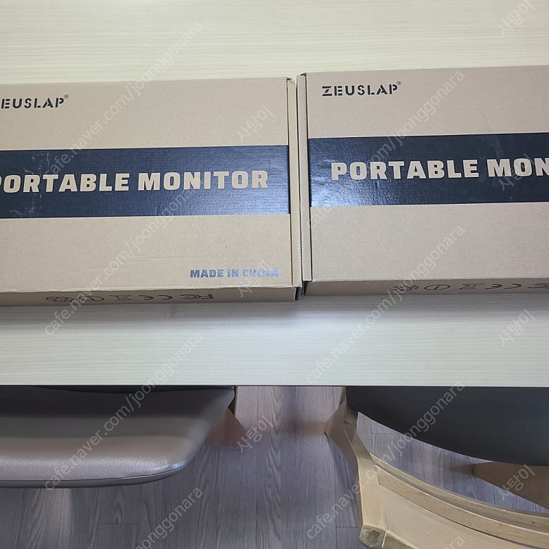 제우스랩 포터블 모니터 Z15ST 2대 22년 11월구매