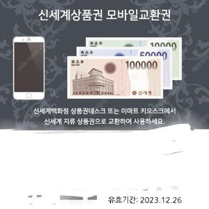 신세계모바일 상품권 19만원