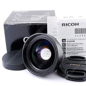 리코 RICOH GR2 GR3 용 GW-3 광각컨버젼 렌즈 팝니다 / WIDECONVERSION LENS GW-3