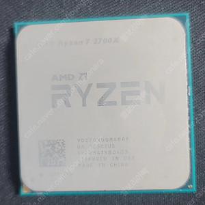 amd 라이젠7 2700x cpu 팝니다.