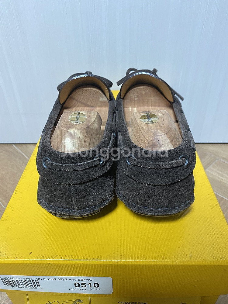 카슈(carshoe) 드라이빙슈즈 브라운색상--1